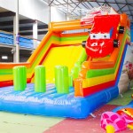 Rainbow Water Slide Factory - Hot Sale Bounce House Combo