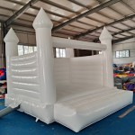 Inflatable Castle Manufacturer - PVC Vinyl White Jumping Castles
