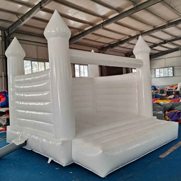 Inflatable Castle Manufacturer - PVC Vinyl White Jumping Castles
