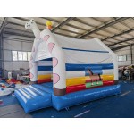 Blue Jump House Factory - 0.55mm PVC Vinyl Commercial Inflatables