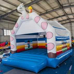 Blue Jump House Factory - 0.55mm PVC Vinyl Commercial Inflatables
