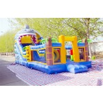 Shark Theme Inflatable Supplier - Big Jumper Castle Modular Bounce