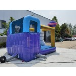 Commercial Inflatable Moonwalk Supplier - Candyland Bounce House Side