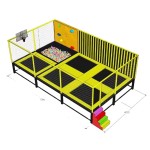 Trampoline Park Supplier - Adult Children Family Outdoor Fitness