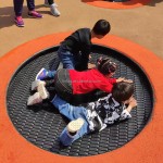 Inground Trampoline Manufacturer - Cooked Glue Embedded Kid Amusement