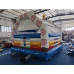 Blue Jump House Factory - 0.55mm PVC Vinyl Commercial Inflatables