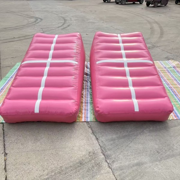 Inflatable Castle Supplier - Pink Outdoor PVC Inflatable Mat