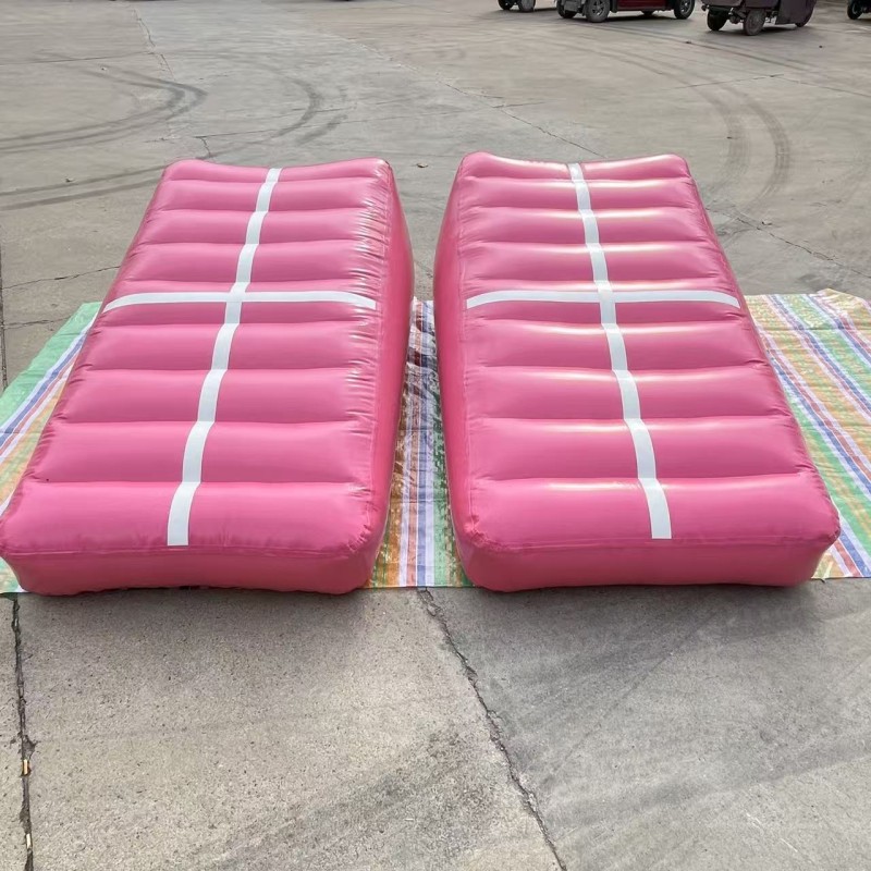 Inflatable Castle Supplier - Pink Outdoor PVC Inflatable Mat