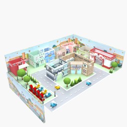 Role Play House Factory - Versatile Indoor Children Shop Themed Role