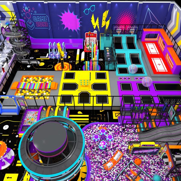 Indoor Playground Manufacturer - Custom Designed Multi-Activity Trampoline Park