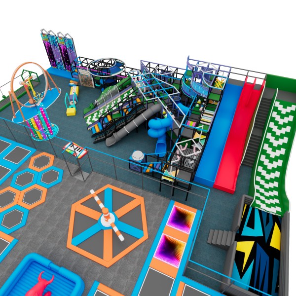 Amusement Park Manufacturer - Free 3D Custom Design Trampoline Amusement