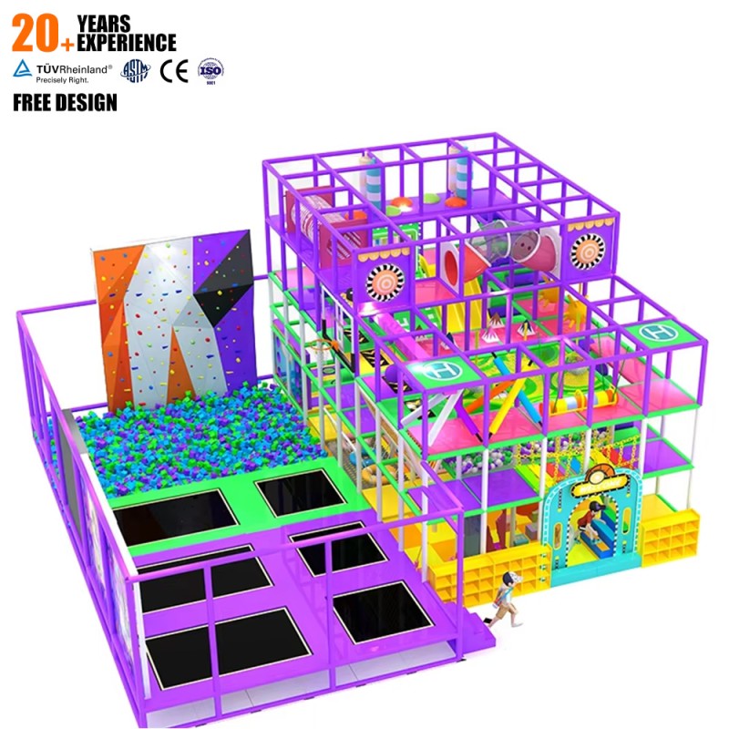 Play Center Manufacturer - Large Maze Playland Soft Adventure Kids