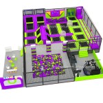 Trampoline Park Manufacturer - Wejoy Customized 300sqm Jump Bed