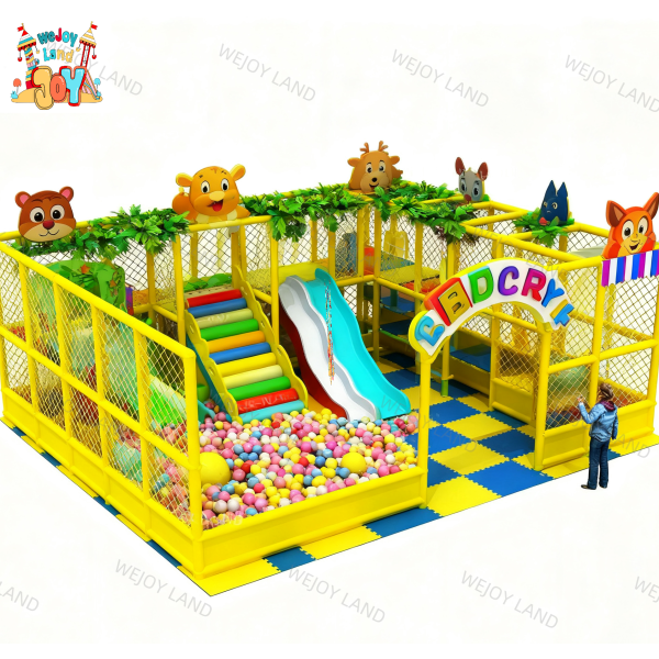 Soft Play Area Supplier - Forest Nature Theme Soft Play Climbers