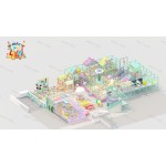 Safety Slides Manufacturer - Candy Theme Wooden Indoor Playground