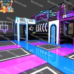 Indoor Playground Manufacturer - Punk Style LED Lighting Adventure