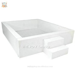 Ball Pit Supplier - White Pink Pastel Square Ball Pit