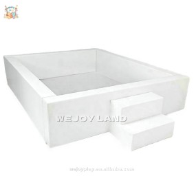 Ball Pit Supplier - White Pink Pastel Square Ball Pit