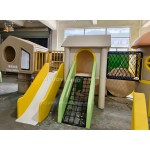 Playhouse Manufacturer - Custom Wood Mushroom Playhouse Slide