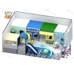 Indoor Playground Factory - Pretend City Town Role Play House Slide