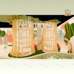 Indoor Playground Supplier - Nature Theme Trees Soft Padded Ball Pit