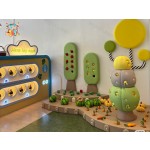Soft Play Zone Manufacturer - Nature Theme Trees Farm Role Play Ball Pit