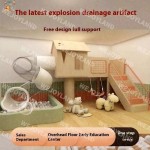 Indoor Playground Supplier - Free Design 40sqm Macaron Children Playground