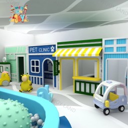 Indoor Playground Factory - Pretend City Town Role Play House Slide