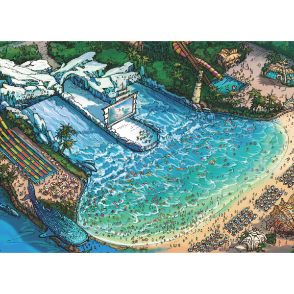 Wave Pool Machine Manufacturer - Fiberglass Metal Tsunami Waves