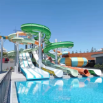 Water Park Ride Manufacturer - Customizable Fiberglass Spiral Slide