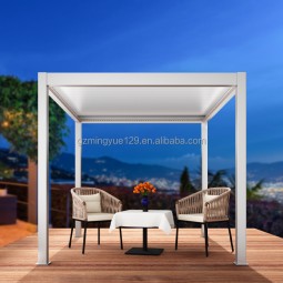 Outdoor Gazebo Manufacturer - Garden Motorized Aluminum Patio Roof
