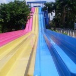 Water Games Equipment Factory - Colorful Rainbow Racing Fiberglass