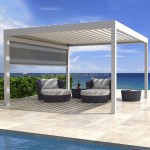 Aluminium Pergola Factory - Waterproof Gazebo Automatic Shutters