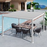 Garden Gazebo Supplier - Easily Assembled Luxury Louvered Roof