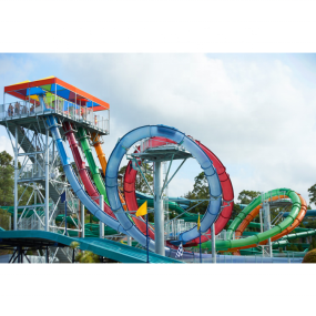Water Equipment Manufacturer - Outdoor Large Fiberglass Aqua Loop