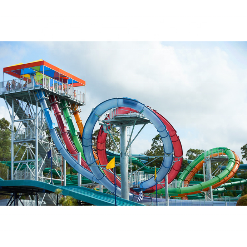 Water Equipment Manufacturer - Outdoor Large Fiberglass Aqua Loop