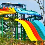 Water Amusement Equipment Factory - Fiberglass Long Octopus Slide