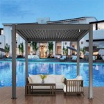 Garden Gazebo Supplier - Easily Assembled Luxury Louvered Roof