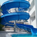 Water Park Equipment Supplier - Swimming Pool Fiberglass Kids Slide
