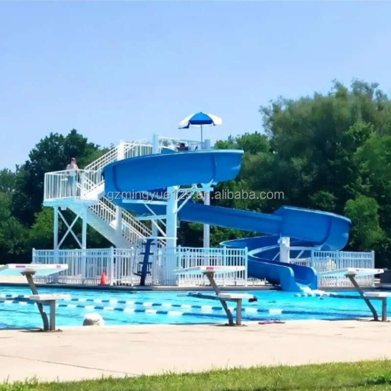 Water Park Equipment Supplier - Swimming Pool Fiberglass Kids Slide