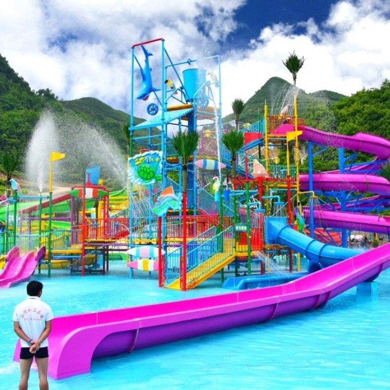 Water Slide Factory - Discount Carnival Game Fiberglass Material