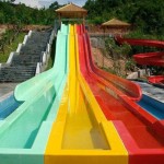 Water Games Equipment Factory - Colorful Rainbow Racing Fiberglass