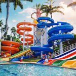 Water Park Ride Manufacturer - Customizable Fiberglass Spiral Slide