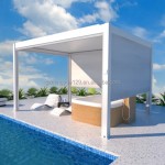 Aluminium Pergola Factory - Waterproof Gazebo Automatic Shutters