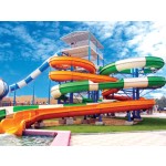 Water Slide Supplier - Outdoor Theme Park Fiberglass Closed Slides