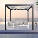 Outdoor Gazebo Manufacturer - Garden Motorized Aluminum Patio Roof