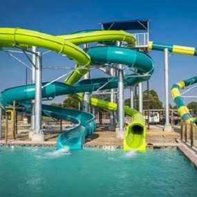 Water Slide Supplier - Outdoor Theme Park Fiberglass Closed Slides