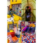 Lighting Tunnel Factory - Indoor Playground Lighting Tunnel Slide