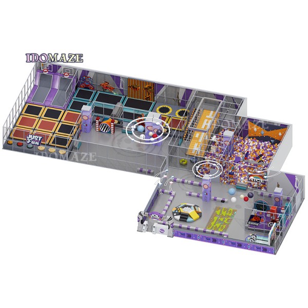 Obstacle Course Manufacturer - Kids Obstacle Course Trampoline