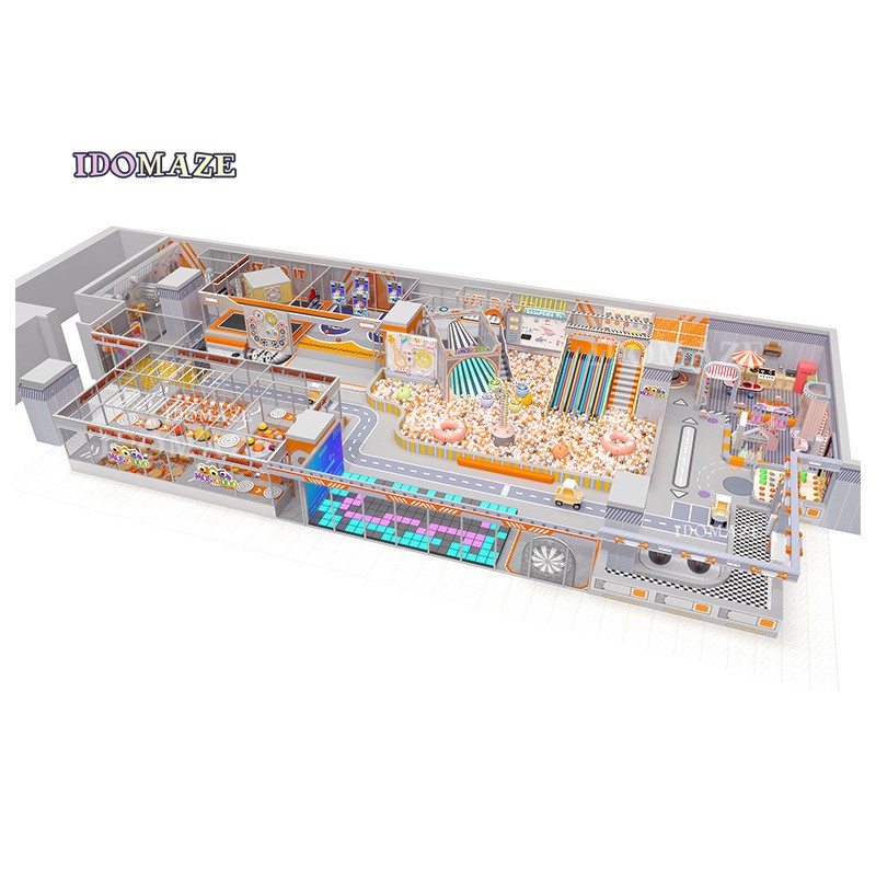 Adventure Playground Supplier - IDO MAZE Commercial Zipline